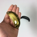 Drawer handles in brass (ca. 1950)