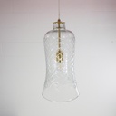 Hanging light 'Rosalia' with brass fittings