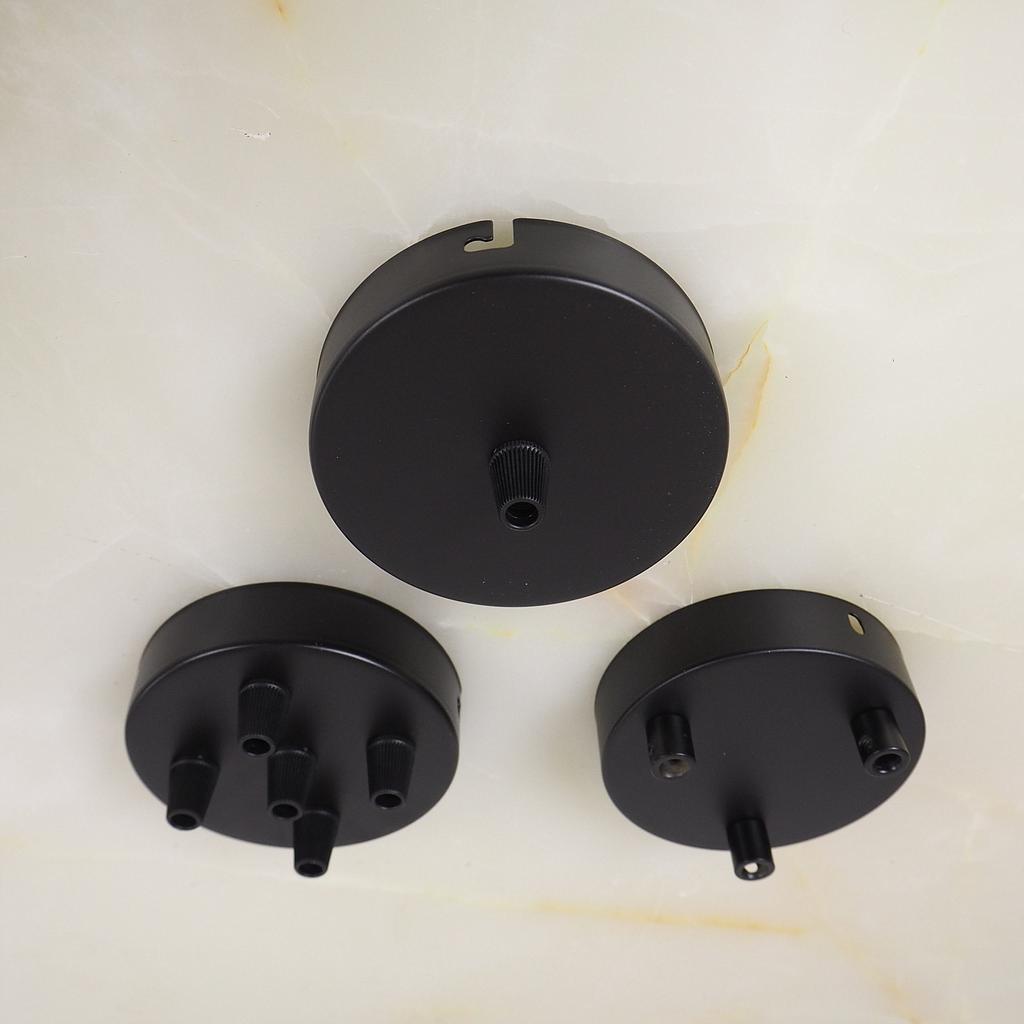 Ceiling cap - Black (1,3 or 5 outputs) (New)