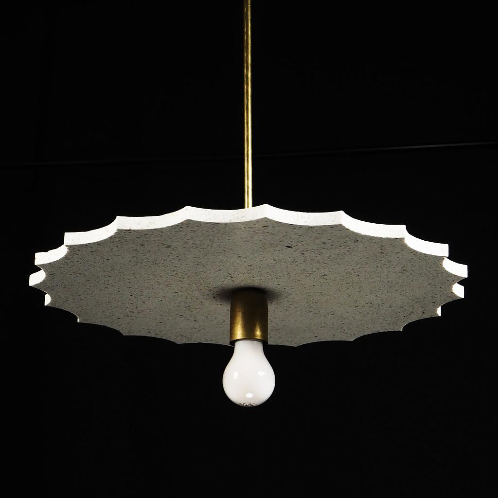 Hanging light 'Aurore 50' in terrazzo ‘Vetisol Cristo’ (Doric)