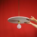 Hanging light 'Aurore 50' in terrazzo ‘Vetisol Cristo’ (Circle)