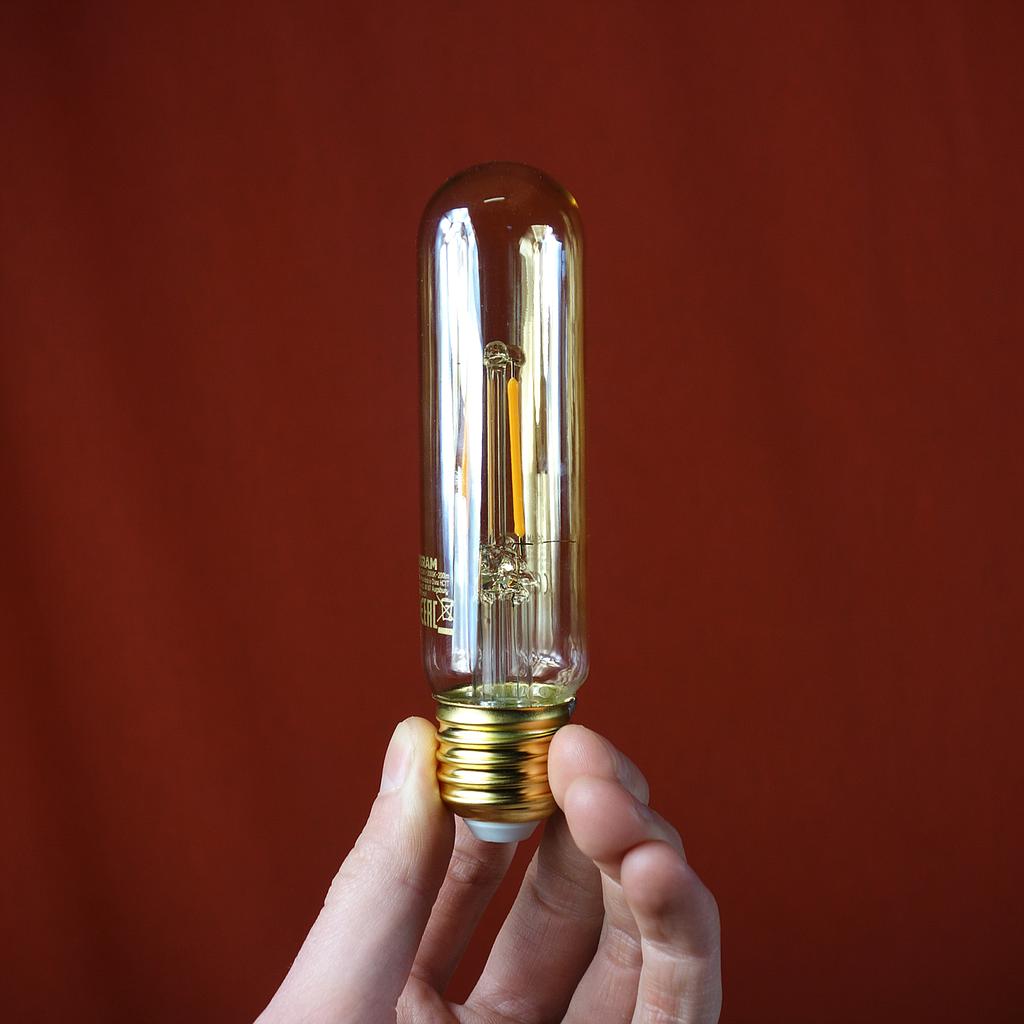 Bulb - LEDVANCE Vintage 1906 LED E27 Tube T28.5 Gold 2.5W 200lm 2000K (New)