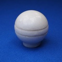 Marble cabinet knob by Siro - White - Large
