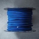 Cable coil (100 meters) - Blue textile 2 x 0,5 mm² electrical cable