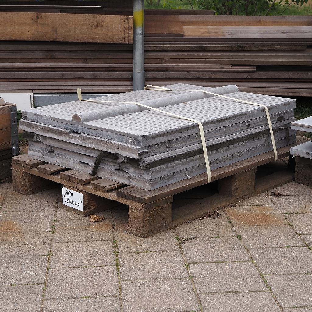 Batch of blue limestone slabs (± 5 m2)