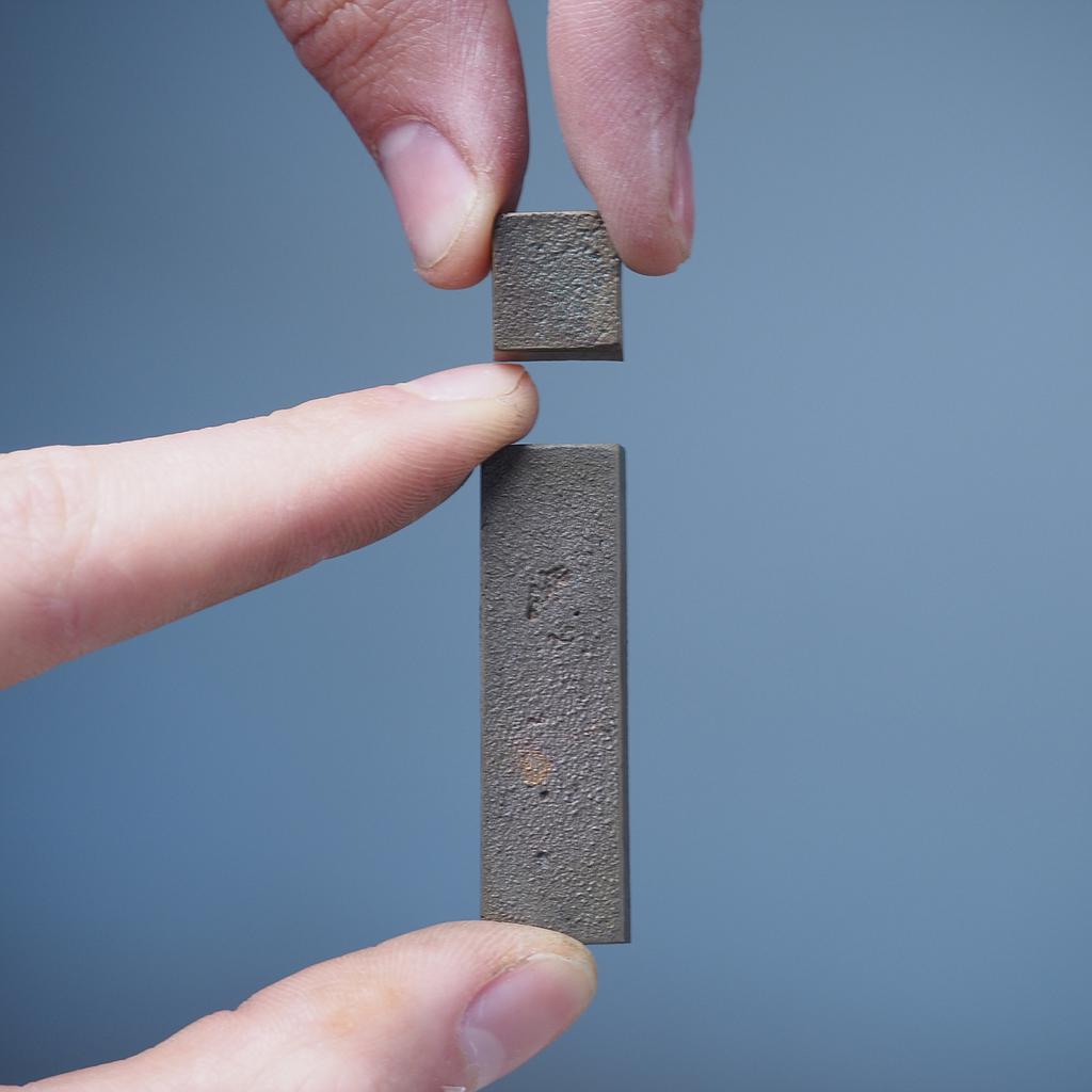 Letter 'i' in sand-cast bronze by Jules Wabbes from the Générale de Banque