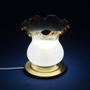 Table light 'Rudolf' in brass and opaline glass