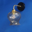 Wall sconce 'Maria' in textured glass