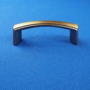 Cabinet handle in copper plated zamac by Metafranc (7,5 cm)