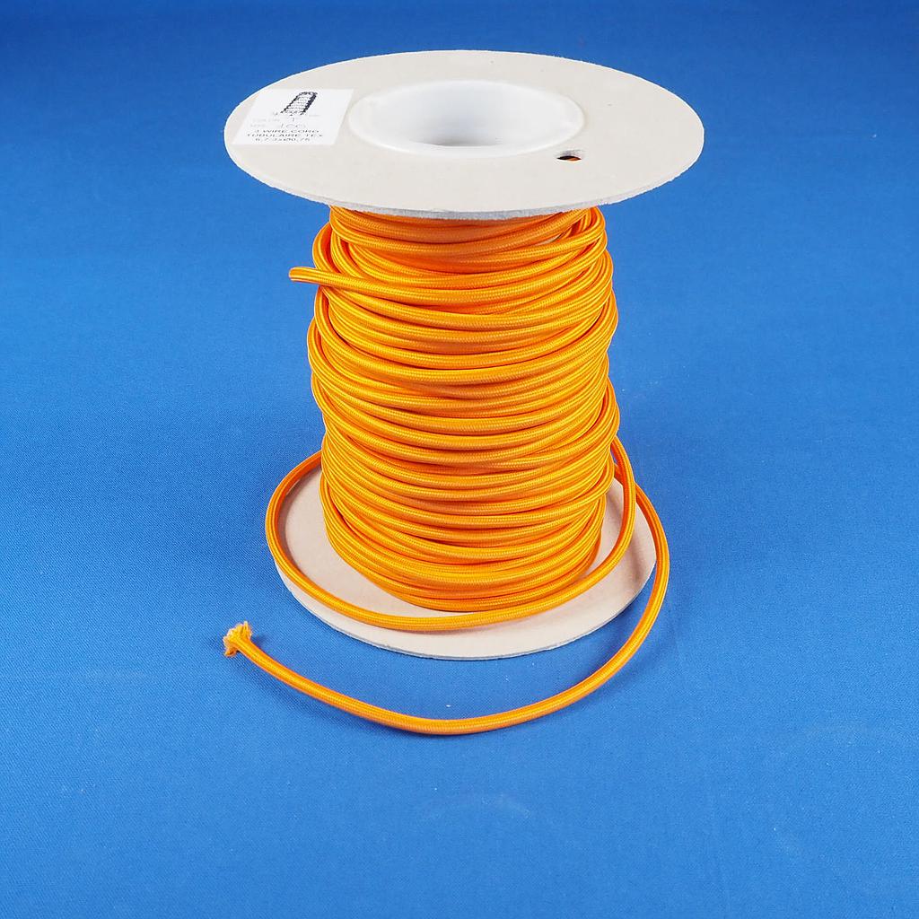 Electrical textile cable 3*0,75 (ORANGE)