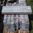 Blue limestone plinths from an urban tree pit in Brussels - Only available in our physical shop