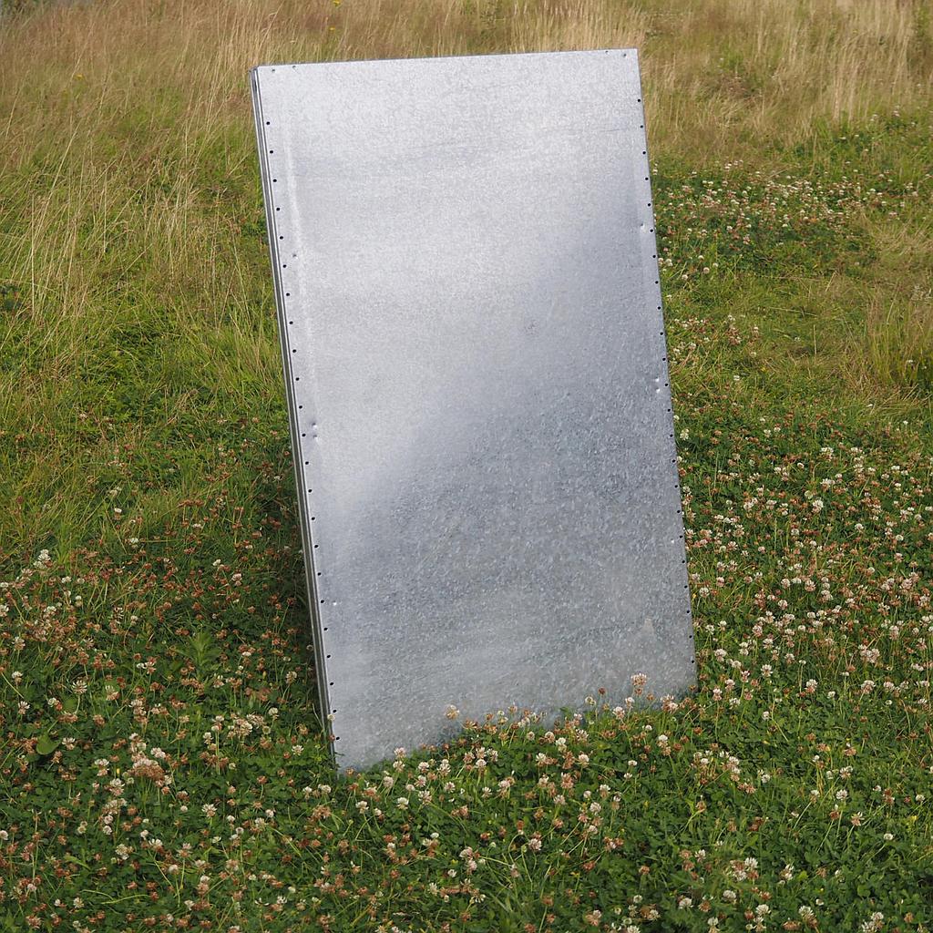 Extra shelving panel in galvanized steel by Bito (130 x 80 cm)