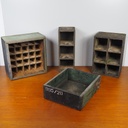 Wooden crates from the Durobor glass factory - Only available in our physical shop