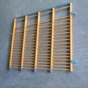 Gymnastic ladder in varnished solid pine (H. 285 x L. 340 cm)