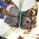 Bag of various reclaimed cobble caps - Sold per bag