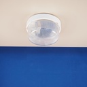 Wall/Ceiling light with textured plastic diffuser by Legrand (IP44)