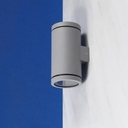 Outdoor wall light 'Tube Up/Down' by Wever & Ducré (IP55) - Grey