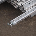 Galvanized steel vertical profile for JB 2000 partitions by Beddeleem (264 or 304 cm)