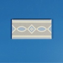 Ceramic frieze 'Bel Histoire' by Revoir Paris (7,5 x 15 cm) - Sold per tile