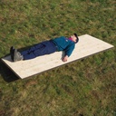 Sawn panel in reclaimed glued laminated timber (L. min 245 x W. 97 cm)