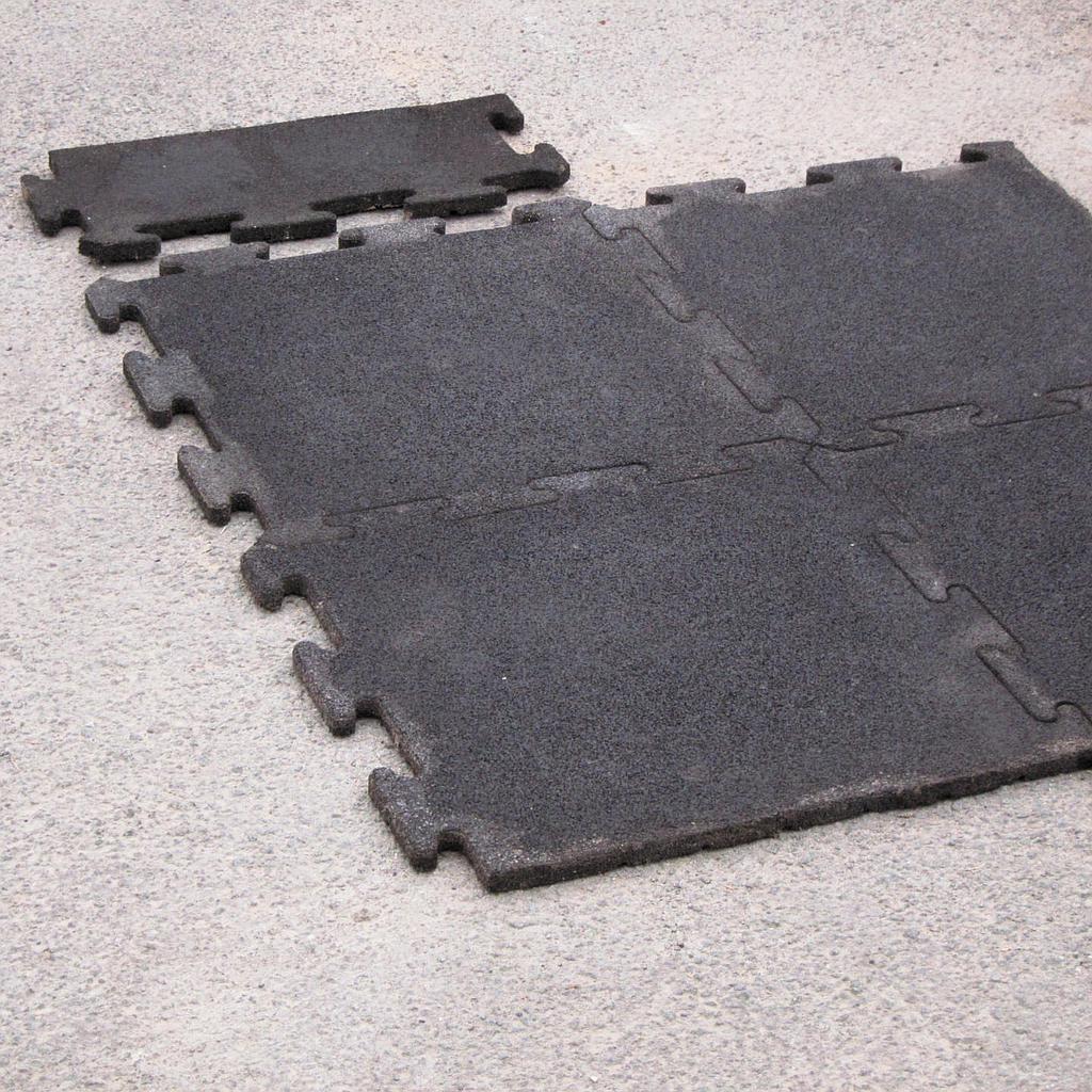 Rubber floor tiles by Warco - Only available in our physical shop