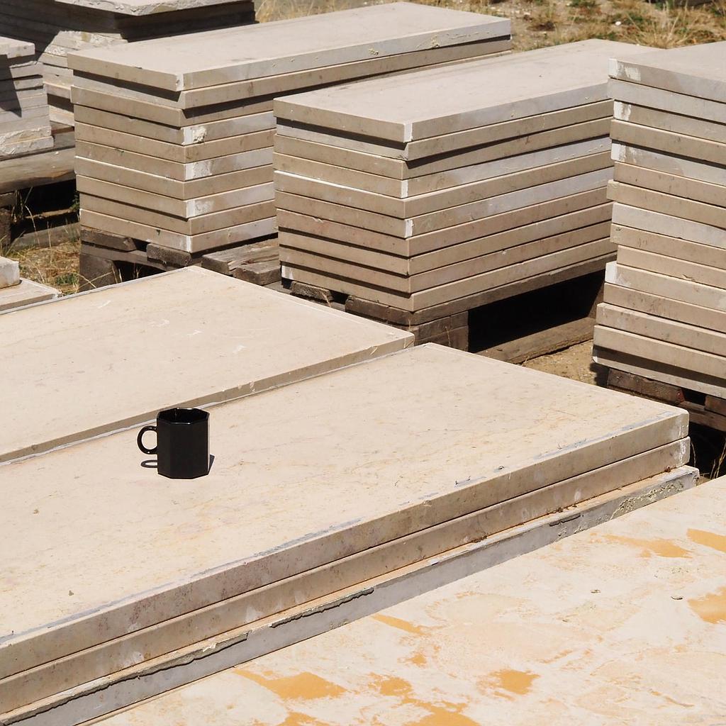 Lunel Clair marble slabs (various sizes) - Only available in our physical shop
