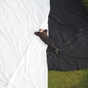 Flame retardant fabric 'Cyclo 200' by ShowTex (Black or White) - Only available in our physical shop