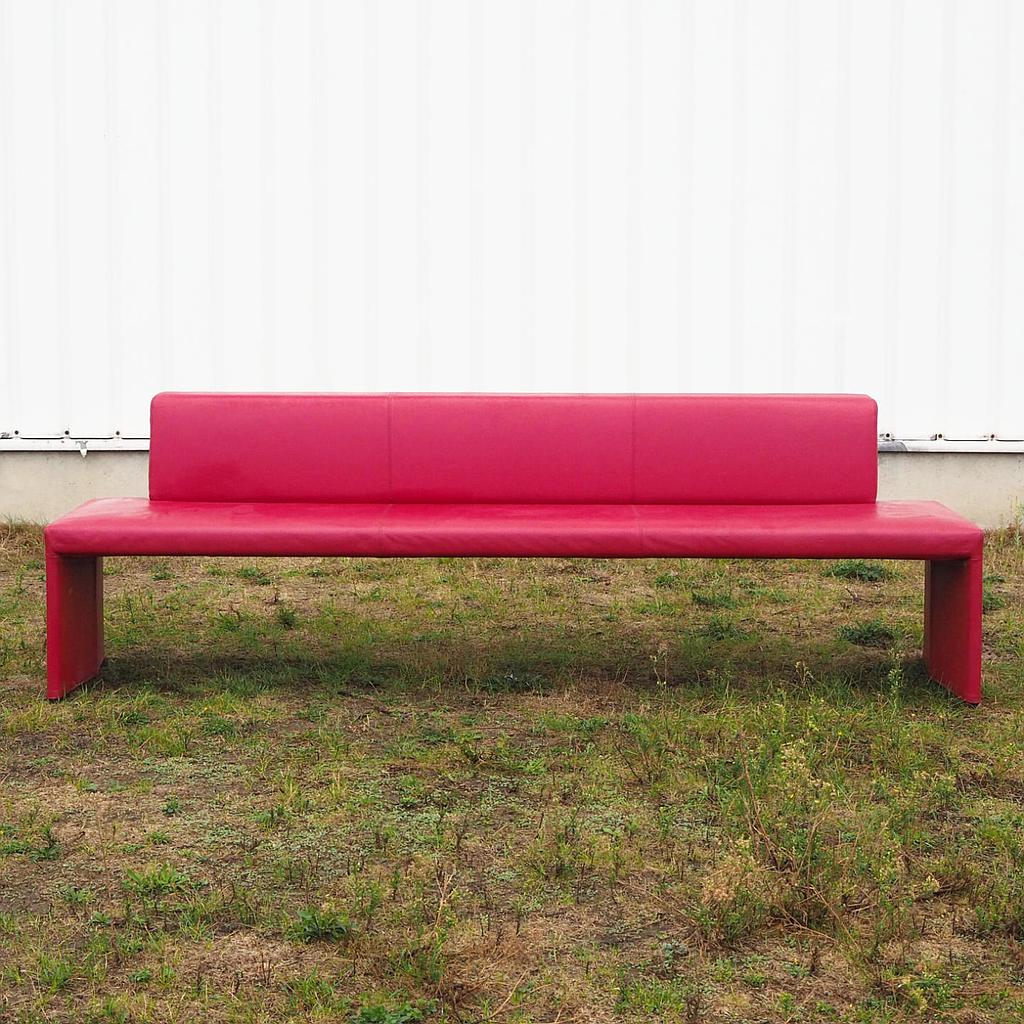 Bench 'Together' by EOOS for Walter Knoll in leather (L. 245 cm)