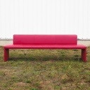Bench 'Together' by EOOS for Walter Knoll in leather (L. 245 cm)