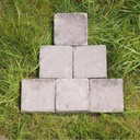 Blue limestone tile (15 x 15 cm) - Sold per m2
