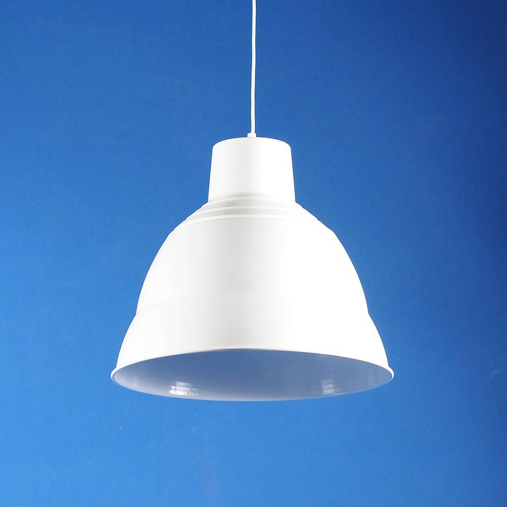 Hanging light 'Cabasa' in white lacquered steel by Serax