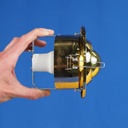 Adjustable recessed light with porcelain socket