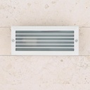 Outdoor recessed wall light 'Elegance' - White (IP44)