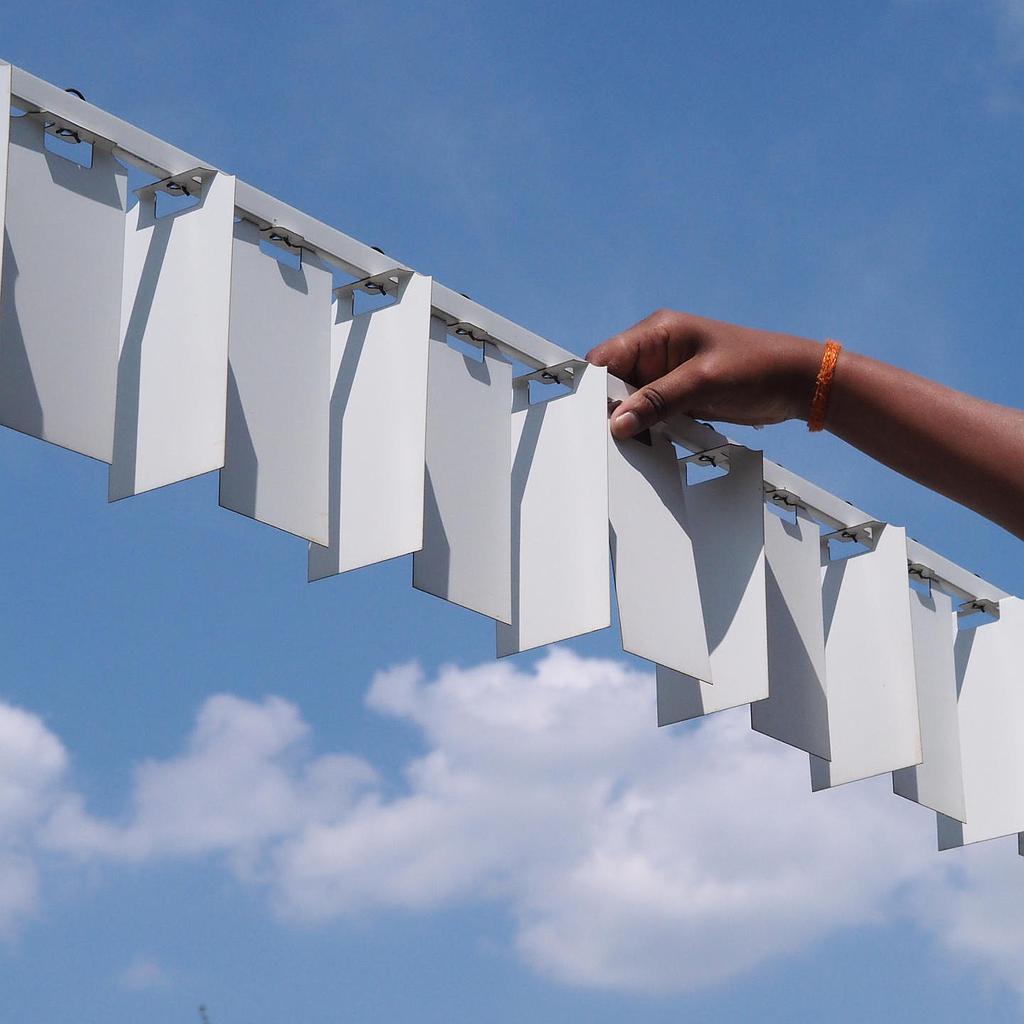 Profile 'Mille feuille' for light diffusing ceiling from the Générale de Banque