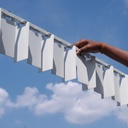 Profile 'Mille feuille' for light diffusing ceiling from the Générale de Banque