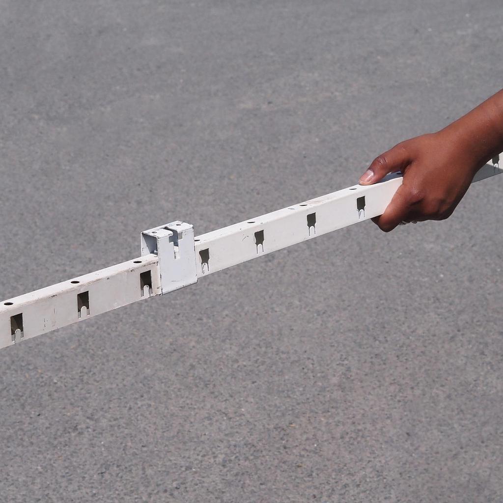 Profile connector for light diffusing ceiling 'Mille Feuille' from the Générale de Banque