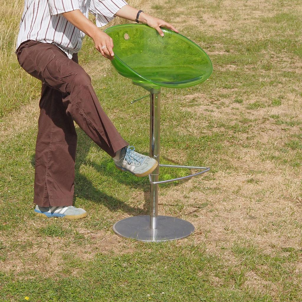 Adjustable bar stool 'Gliss 970' by Claudio Dondoli & Marco Pocci for Pedrali