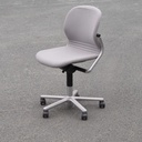 Swivel office chair 'FS 211/8' by Klaus Franck & Werner Sauer for Wilkhahn (ca. 1980) - Grey/Dark grey