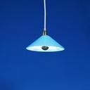 Hanging light 'Nicolo' in opaline glass - Sky blue