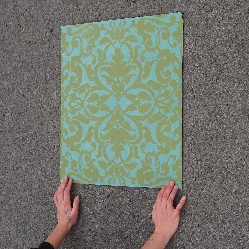 Set of wallpaper 'Orphée' by Emery&Cie (3,38 m²) - Green