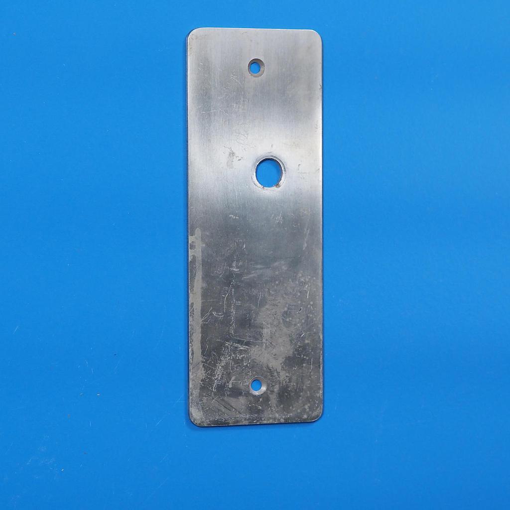 Single handle plate in chrome-plated brass from the Générale de Banque (Left)