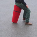 Stool 'Stand-up' by Thorsten Franck for Wilkhahn - Red