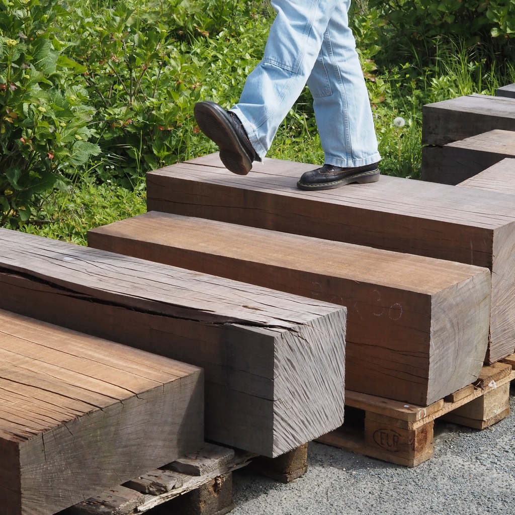 Azobe hardwood blocks (various dimensions) - Only available in our physical shop