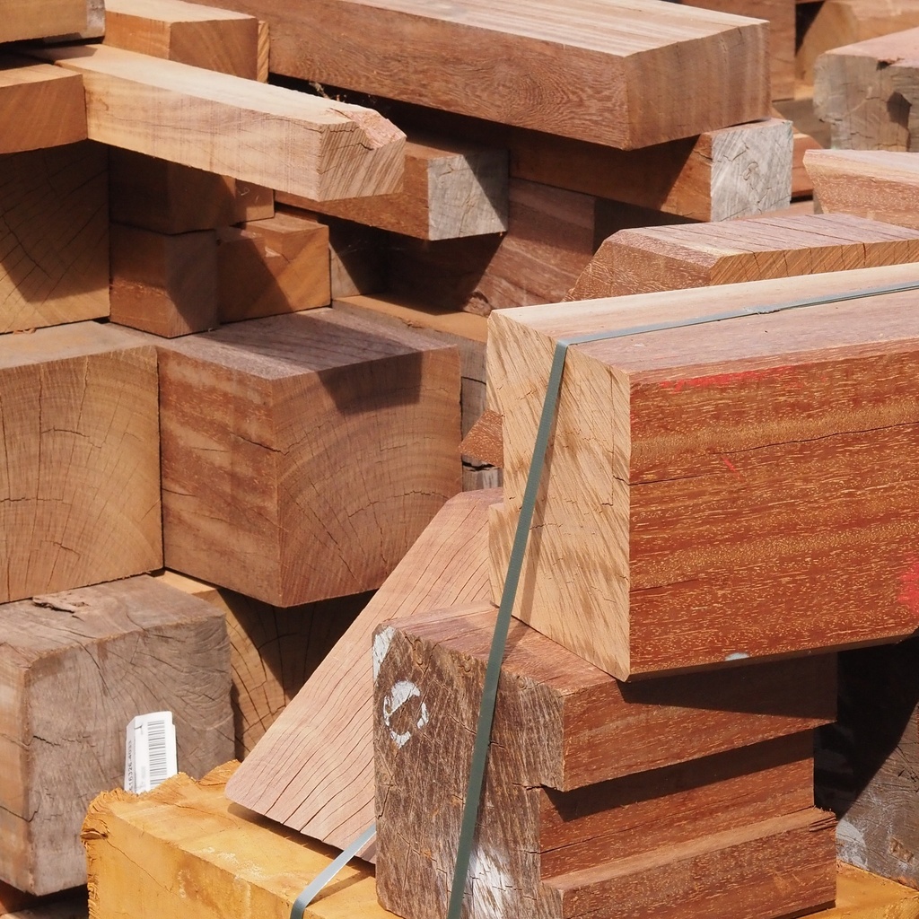 Azobe hardwood blocks (various dimensions) - Only available in our physical shop