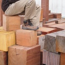 Azobe hardwood blocks (various dimensions) - Only available in our physical shop