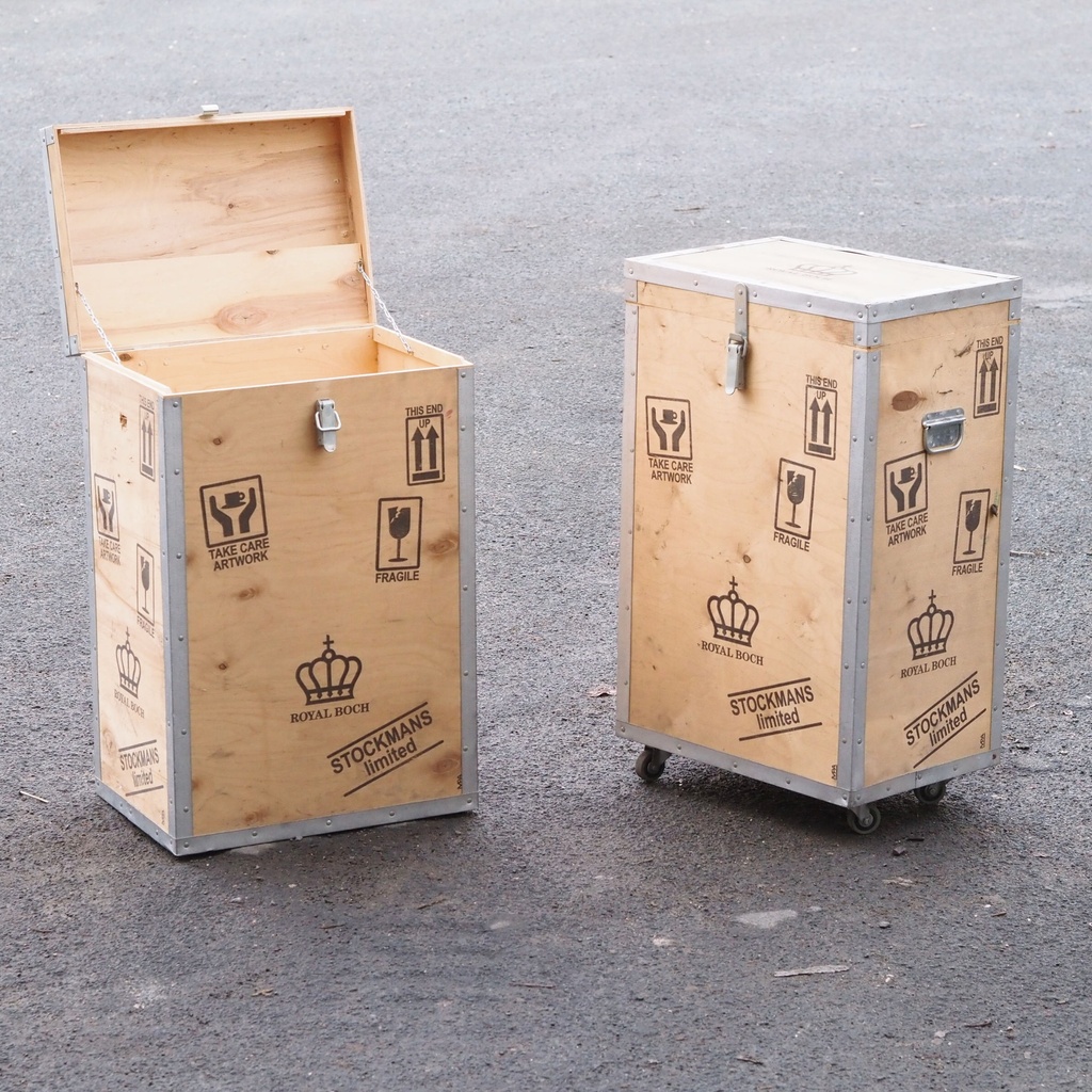 Wooden box 'Stockmans' from Royal Boch - Rectangular