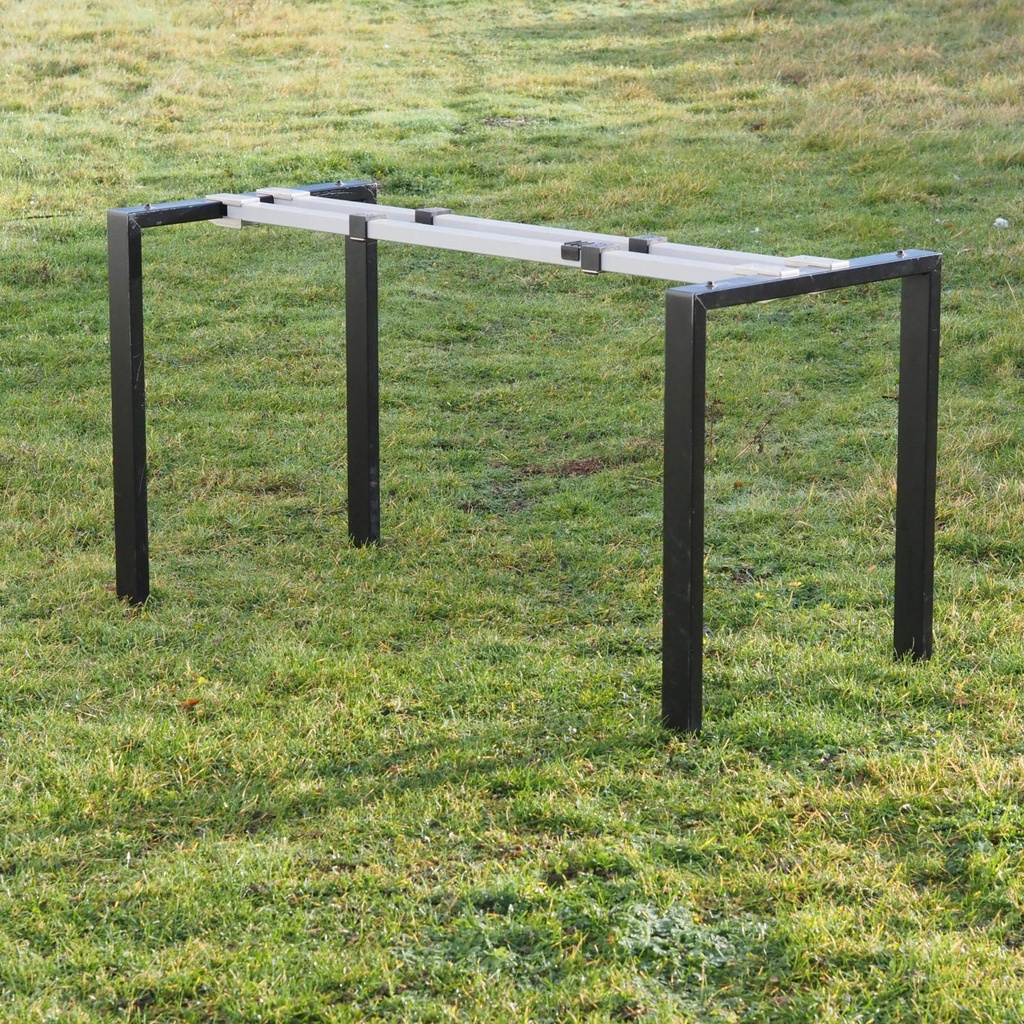Office table structure in steel by Bene