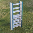 Shelf by Mecalux (H. 230 cm) - Epoxy (White vertical frame)
