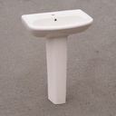 Pedestal bathroom sink in glazed porcelain by Sphinx