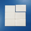 Reclaimed bevelled glazed ceramic wall tiles by Le Glaive - Sold per m2